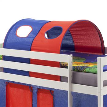 Spieltunnel MAX zum Spielbett Hochbett in blau/rot