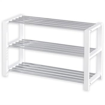 Etagère à chaussures ARINA, 3 tablettes, blanc