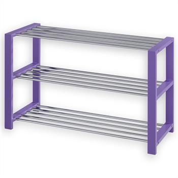 Etagère à chaussures ARINA, 3 tablettes, lilas