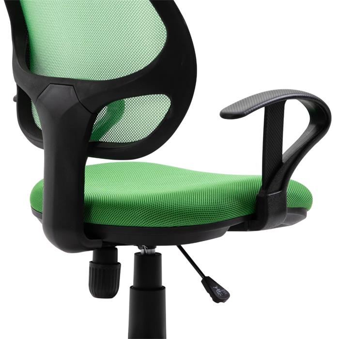 Chaise de bureau à roulettes COOL, vert foncé