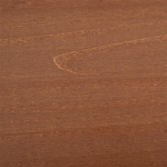 Table basse JONA avec 2 tiroirs, en pin massif lasuré brun foncé