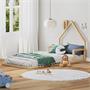 Lit enfant ELOA type Montessori, couchage 90x200 cm, en pin massif naturel