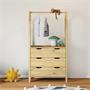 Commode AMIRA type Montessori, avec 3 tiroirs, en pin massif naturel